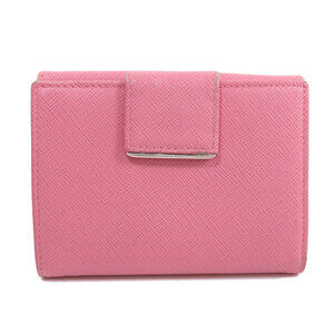 Prada Leather fold Wallet Motif Bi